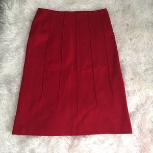 Club Monaco red skirt